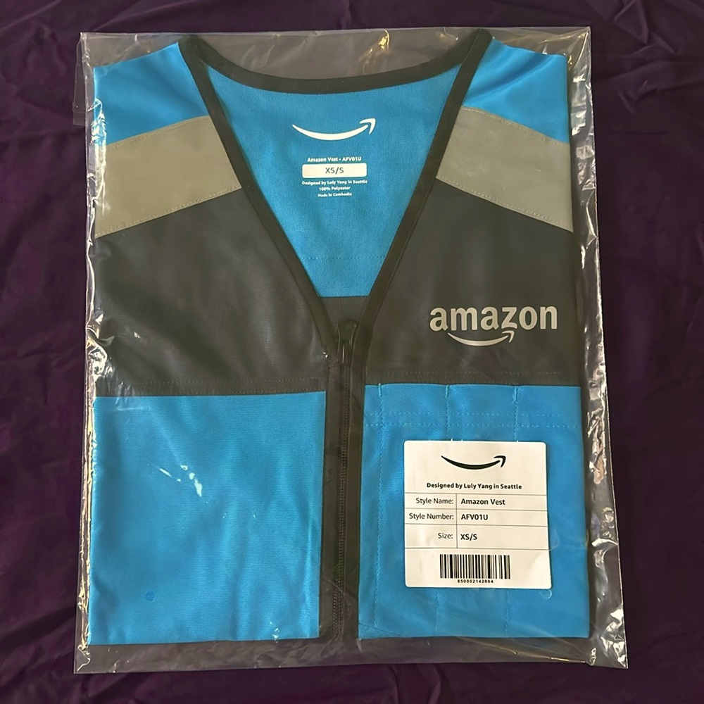 XS/S Amazon Flex DSP delivery driver reflective, safety vest